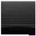 Roppe Stair Tread Square Nose 36inL - Black 36801P100